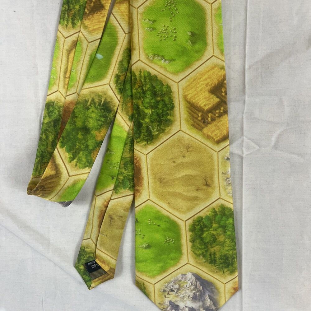 Catan Board Game Novelty Necktie – Official Licensed Gamer Geek Tie
